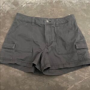 Hollister Dark Gray Women's Cargo Shorts